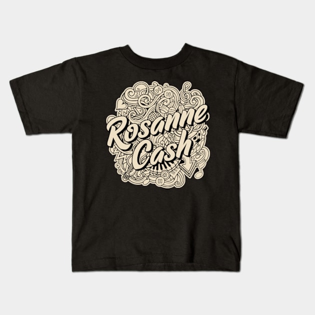 Rosanne Cash - Vintage Kids T-Shirt by graptail